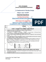 Gtustudies - FMD IMP Question Bank