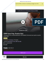 CMRP Exam Prep. Practice Quiz - Udemy