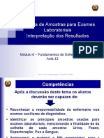 Aula 14 - Colheita de Amostra e Interpretação Dos Resultados