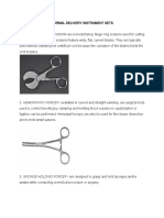 Normal Delivery Instrument Sets