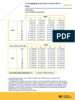 Lista de Precios PY MiCorreo