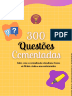 300 Questões Comentadas para OAB