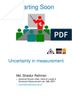 Uncertainty in Measurement