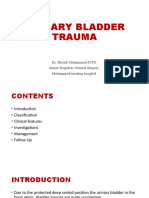 Bladder Injuries