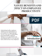 Employee Benefits and Its Effect On Employee Productivity