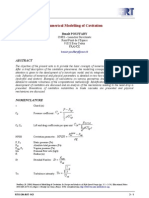 Numerical Modelling of Cavitation TR Interressant