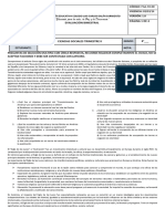 Evaluacion Trimestral Ii Sociales Octavo