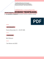 Franco Benavides. Historia III, Investigación 2.1. Romanticismo, Canción y Piano I - Contexto Histórico, Político y Social.