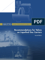 Sigtto 2023 Recommendations For Valves On Liquefied Gas Carriers