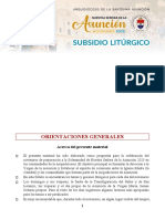 SUBSIDIO LITURGICO - Novenario A La Virgen de La Asuncion 2023