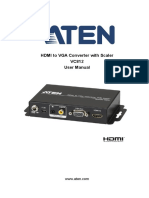 HDMI To VGA Converter With Scaler VC812 User Manual