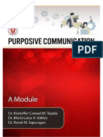 Module Ged 106 Purposive Communication 1st Year Compress