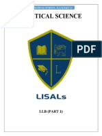 Political Science-I (LISALS) - 1