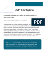 3ero Desafio Mortal. Orientaciones Docentes E28093 Continuemos Estudiando