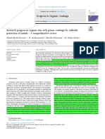 Research Progress in Organic Zinc Rich Primer Coatings For Cathodic Protection of Metals