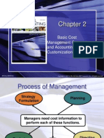 Chap 2 Basic Cost Management Concepts and Accounting For Mass Customization Operations