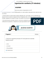 Examen - UF1. Organización Sanitaria (15 Minutos)