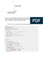 Programming 621 (C++) Exam Scope