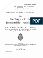 The Geology of The Rossendale Anticline - Rochdale