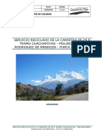 Plan de Calidad de Suelos y Pacimento Carretera Chachapoyas - Rodriguez