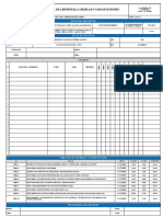 F - SSOMA - 05 - PO CONTROL DE ASISTENCIA A CHARLAS Y CAPACITACIÓN Ver 00