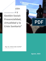 Participación Ciudadana y Gestión Social: Presencialidad, Virtualidad y La Crisis Sanitaria