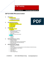 SAP S4 HANA PM Module Training1