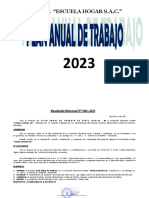 Plan Anual de Trabajo Inicial 2023