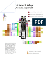 Adafruit Feather M0 Adalogger Pinout