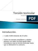 Torsión Testicular