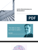 Data Processing in Research