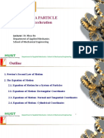 Module 2 Kinetics of A Particle-Force and Acceleration