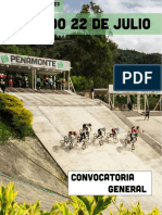 Convocatoria 3ra Carrera Peñamonte 2023 Julio22