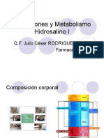 Alteraciones y Metabolismo Hidrosalino