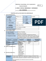 Esquema de Sesión de Aprendizaje