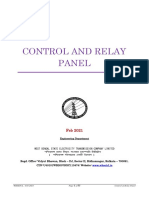 Control and Relay Panel Feb 2021