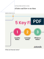 5 Key Financial Ratios and How To Use Them