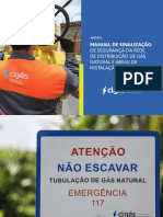 Manual de Sinalização de Segurança Da Rede de Distribuição de Gás Natural Da Cigas