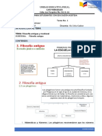 Filosofia Primero - Ficha Pedagogica No.1