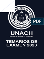 Unach Temario de Examen Oficial