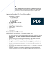 Consolidation Test 6 Lab