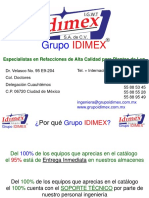 GRUPO IDIMEX Catálogo de Refacciones 2018