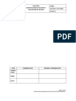 Identificacion y Evaluacion de Riesgos