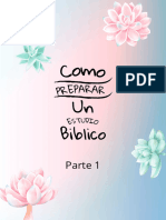 Como Preparar Un Estudio Biblico