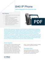 Mitel MiVoice 6940 IP Phone Data Sheet - Cleaned