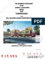 General - Specifications-509 Villas