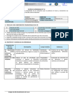 Sesión de Aprendizaje N 14 - Ef - 3ro