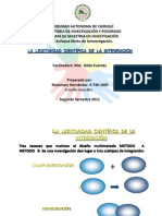 La Legitimidad Cientifica de La Integración