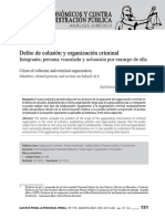 Delito de Colusion y Organización Criminal - Raúl Martínez