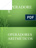 Operadores (Java)